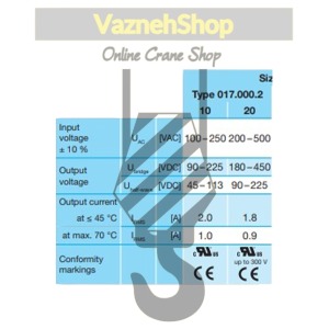 رکتیفایر MAYR ROBA-switch 20/017.000.2